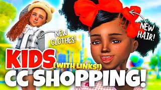 KIDS amp TODDLERS  CC SHOPPING FOR SIMS 4 🛍  With Links [upl. by Formenti741]