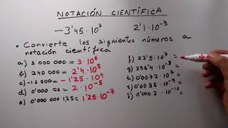 2° ESO Notación científica [upl. by Ettenahc]