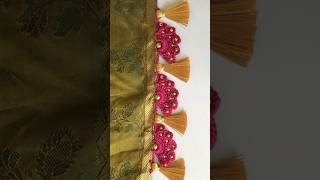 New Slanting Arch saree kuchu design bridal [upl. by Sidman]