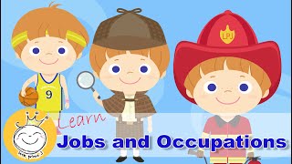 Jobs and Occupations  Learn 50 Occupations for Kids [upl. by Jacobine874]