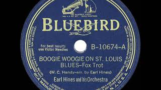 1940 HITS ARCHIVE Boogie Woogie On St Louis Blues  Earl Hines [upl. by Harley520]