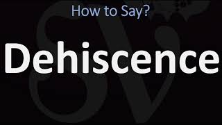 How to Pronounce Dehiscence CORRECTLY [upl. by Torrin606]