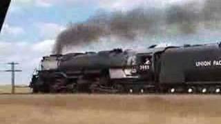 Steam Train Highball UP398570mph [upl. by Rivalee981]