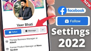 Facebook Followers Settings 2022  How To Add Follow Button on Facebook AccountProfile [upl. by Aivatco]