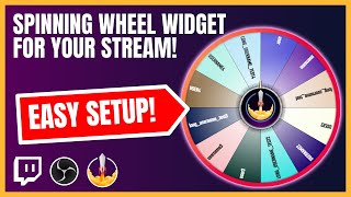 How to Setup A Spinning Wheel For Your Stream [upl. by Tatum671]