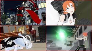 RWBY All Fight Scenes Volume 1 [upl. by Siseneg]