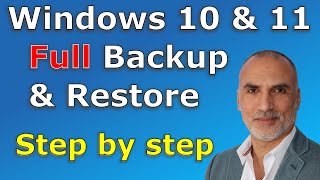 Windows 11 amp Windows 10 backup and restore full system image [upl. by Kalle]