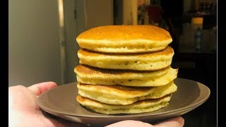 Pancakes o Panquecas SIN LECHE SIN MANTEQUILLA  Claudio Us [upl. by Hance]