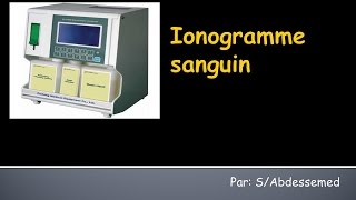 Lionogramme sanguin [upl. by Lraep]