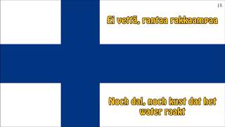 Finse volkslied FINNL tekst  Anthem of Finland [upl. by Duhl]