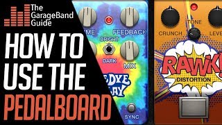 GarageBand PedalBoard Tutorial MAC [upl. by Ardnayek]