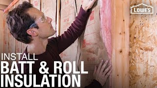 How to Install Batt and Roll Insulation [upl. by Sacks]