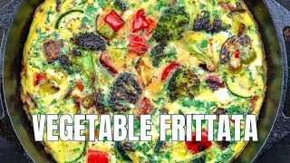 Mediterranean Vegetable Frittata  The Mediterranean Dish [upl. by Norreht]