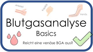 Blutgasanalyse BGA Basics  Überblick arteriell venös kapillär  Teil 1 [upl. by Lemal26]