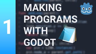 Making Programs With Godot  Text Editor  Part 1 [upl. by Man433]