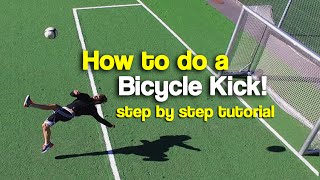 How to do a Bicycle Kick  Tutorial step by step [upl. by Marybeth]