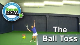 The Tennis Serve Toss Simple Tips for Toss Perfection [upl. by Izak]