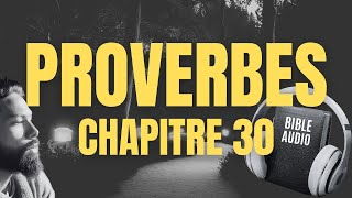 PROVERBE 30  LA BIBLE AUDIO avec textes [upl. by Luhey]