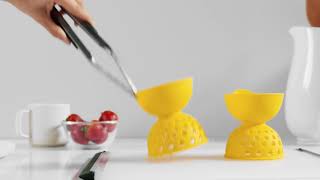 OXO Silicone Egg Poacher [upl. by Riba945]