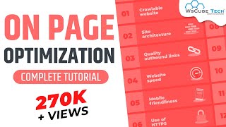 SEO OnPage Optimization Tips [upl. by Oinotnanauj]