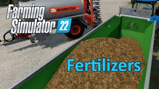 Farming Simulator 22 Tutorial  Fertilizers Liquid Solid Slurry Manure Digestate [upl. by Benia595]