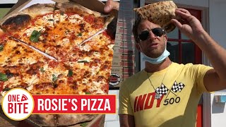 Barstool Pizza Review  Rosies Pizza Point Pleasant Beach NJ [upl. by Lewap]