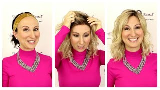 How to Wear a Lace Front Wig with a Wig Grip Band [upl. by Etyak]