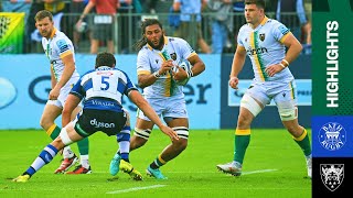 Highlights  Bath v Northampton Saints [upl. by Anneliese827]