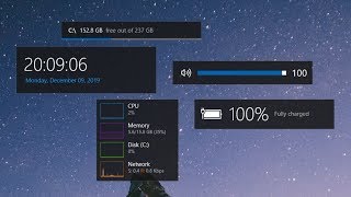 Gadgets for Windows 10 [upl. by Atnuahsal]