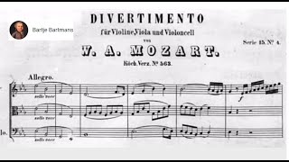 Mozart  Divertimento for String Trio K 563 1788 [upl. by Alac]