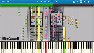 NOKIA 6020 RINGTONES IN SYNTHESIA [upl. by Anaitak]