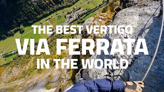 Via Ferrata Murren to Gimmelwald The most famous Via Ferrata in Switzerland [upl. by Krilov]