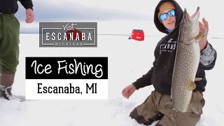 Ice Fishing in Michigans Upper Peninsula [upl. by Ross]