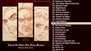 Attack on Titan Final Season Original Soundtrack [upl. by Callas]