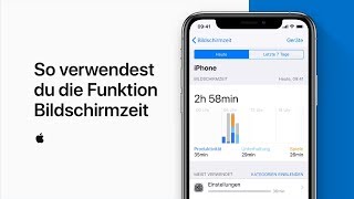 So verwendest du die Funktion Bildschirmzeit — Apple Support [upl. by Eusadnilem]