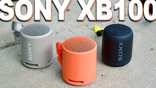 Sony XB100 Review  A SUPER Incremental Upgrade [upl. by Annil288]