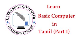 Learn Basic Computer for Beginners in Tamil Part 1  Working with Keyboard  Notepad [upl. by Aynnat]