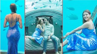 Kajal Agarwal and Gautam Kichlu Dreamy Underwater Honeymoon In Maldives  Inside Video [upl. by Suzanna]