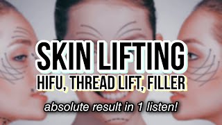 ༄༊ FACE LIFTING amp Youthful Skin Subliminal  hifu thread lift filler RESULT IN 1 LISTEN [upl. by Karr]