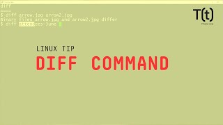 How to use the diff command 2Minute Linux Tips [upl. by Negriv]