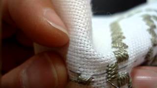 Hardanger Embroidery Lesson 6 Blanket Stitch [upl. by Vito982]