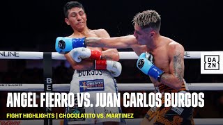 FIGHT HIGHLIGHTS  Angel Fierro vs Juan Carlos Burgos [upl. by Waterer]