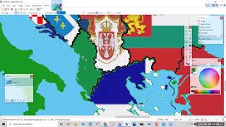 alternate flagmap of europe speed art 1 [upl. by Wahl673]