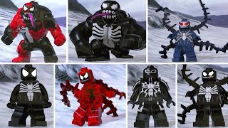 LEGO Marvel Super Heroes 2  All Symbiote Characters [upl. by Hardie351]