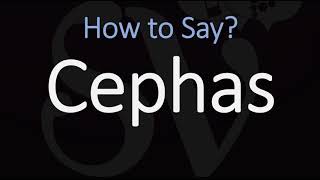 How to Pronounce Cephas CORRECTLY Saint Peter the Apostle [upl. by Eitisahc451]