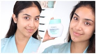 My Makeup Removal Secret Ponds Cold Cream Cleanser Review Video [upl. by Eerej]