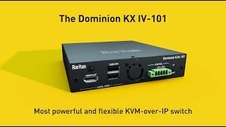 KX IV101 Ultra High Performance SinglePort KVMoverIP Switch with 4K Video [upl. by Htepsle]