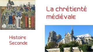 secondeHistoire La chrétienté médiévale  cours complet [upl. by Lyrrad102]