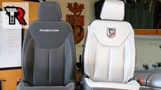 Leather Seats Interior Kit Install  Jeep Wrangler [upl. by Nerraf214]