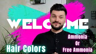 Difference Between Ammonia amp Free Ammonia Hair Colors  What Hair Color You Should Use [upl. by Yattirb]